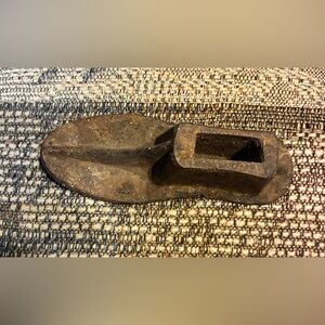 Antique~Vintage Iron Cobbler Shoe Mold Form ~Primitive, Rustic, Country Decor